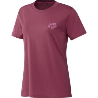 Adidas T-Shirt Viva La Golf Rot Damen
