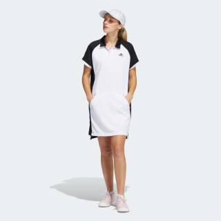 Adidas Kleid Colorblock Dress Weiß-Schwarz Damen