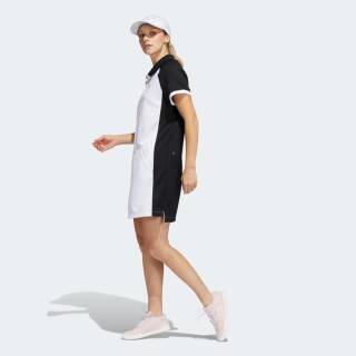 Adidas Kleid Colorblock Dress Weiß-Schwarz Damen