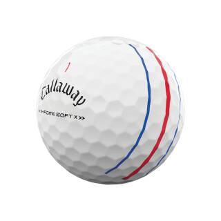 Callaway Golfball Chrome Soft X Triple Track Weiß 12 Bälle