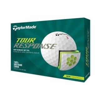TaylorMade Golfball Tour Response Weiß 12 Bälle
