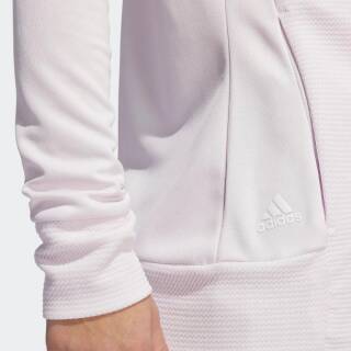 Adidas Jacke Textured Fullzip Almost Pink - Rosa Damen 