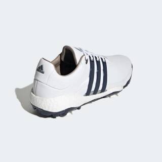 Adidas Golfschuh Tour360 22 Spikes Weiß/Navy Herren