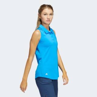 Adidas Polohemd Ultimate Solid Ärmellos Blau Damen
