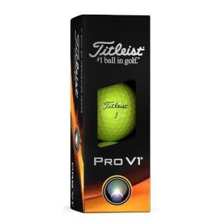 Titleist Golfball Pro V1 2023 Gelb 1 Dutzend